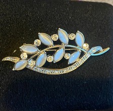 Vintage Silver Tone Leaf