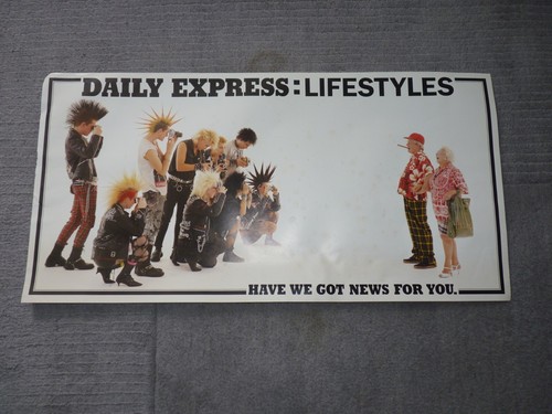 Daily express poster vintage - express,