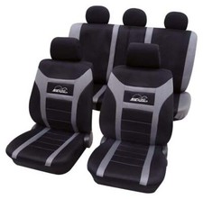Grey & Black Car Seat Covers