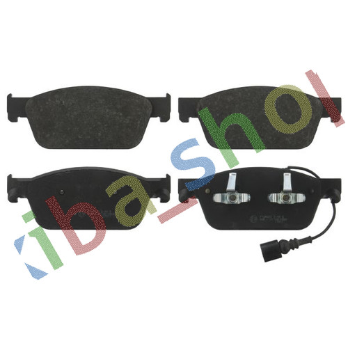 Front axle brake pads set - axle,