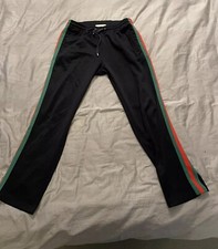 Gucci Tracksuit Trousers Blue Men Size S