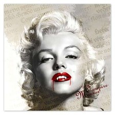 Fleece Photo Wallpaper Mural The Vampire Marilyn Monroe No. H79_TV