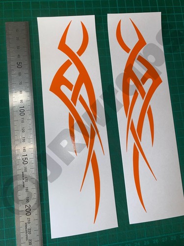 Tribal flames decals - flames,