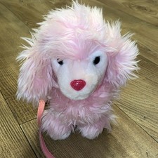 KEEL TOYS FLUFFY PINK POODLE