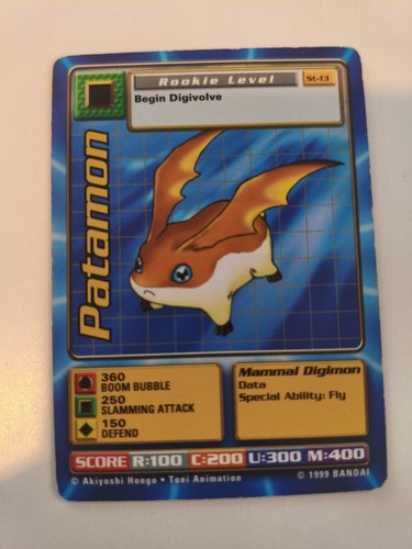 Digimon 1999 bandai tcg - digimon,