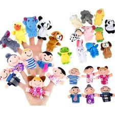 Hand Finger Puppets Plush Set