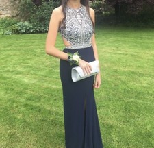 Samira Illusion Prom navy