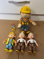 Bob The Builder Bundle Vintage Soft Toy By Born To Play 2002 & 4x Figures Bird