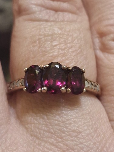 Size rhodolite garnet - q/r,