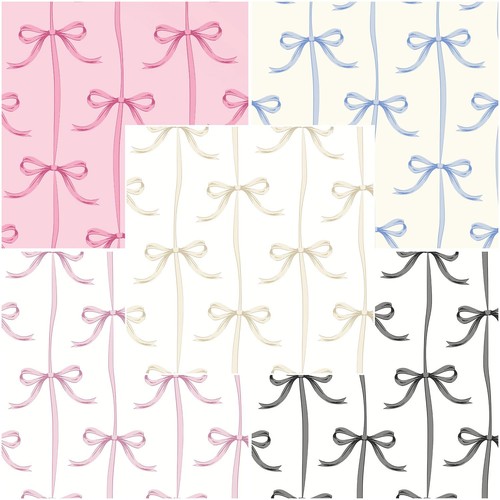 Bows wallpaper pink blue - bows,