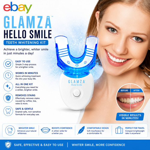 Teeth whitening light led - , kit