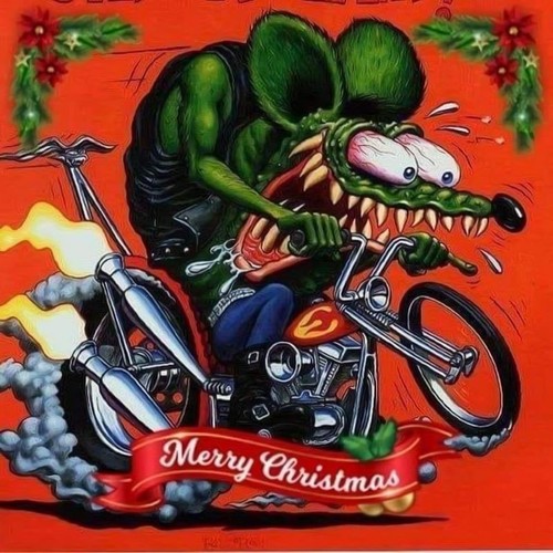 Rat fink motorcycle theme - rat,