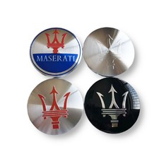 For Maserati 4x60mm Hubcaps Wheel Centre Caps ghibli levant Grecale Quattroporte