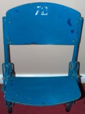 1966 World Cup Wembley Stadium Seat - Whole, in very good condition with COA.