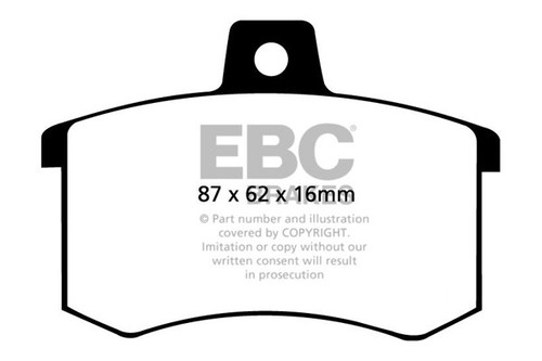 Ebc greenstuff rear brake - ebc,
