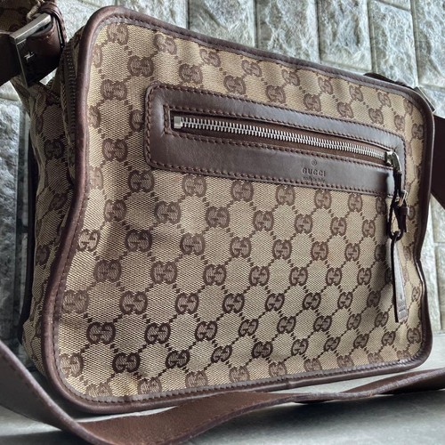 Gucci vintage canvas logo - vintage,