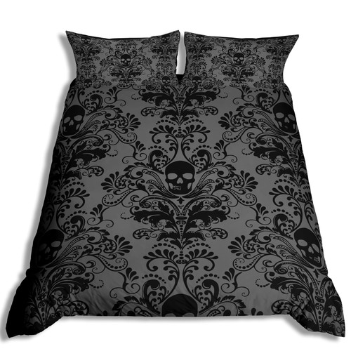 Adults grey black damask - adults,