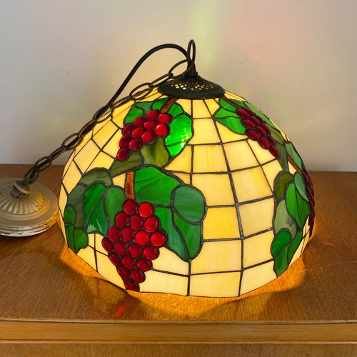 Vtg large tiffany style red - vtg,