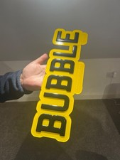 Pair of BUBBLES Number Plates