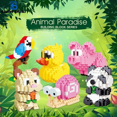 Animal building blocks set - building,