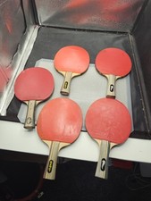 5x Vintage Ping Pong Rackets Andro,Expert And More