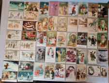 Job Lot Vintage & Antique Christmas Postcards