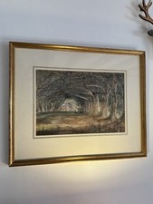 An Antique ?Watercolour ?Oil