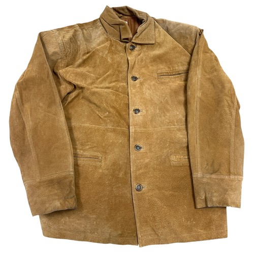 Vintage suede leather bomber - suede,