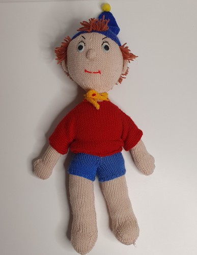 Noddy large 50cm handknitted - noddy,
