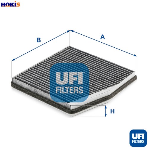 Filter cabin air 262 - filter, 54.262.00