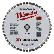 Milwaukee XHUDD 350 350mm Premium SpeedCross Diamond Blade