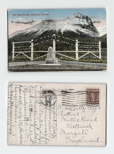 Postcard the great divide - the,