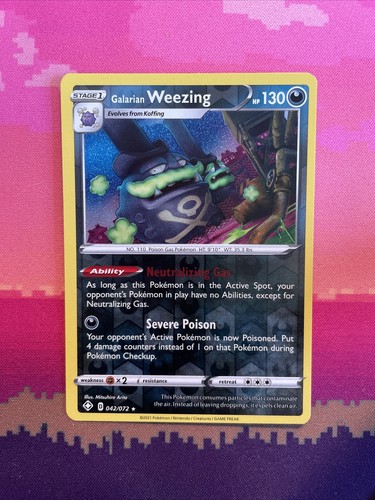 Pokemon card galarian - pokemon,