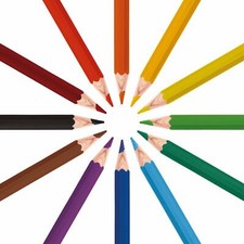 Berol Verithin Coloured Pencils, Assorted Colours, Pre Sharpened, 24 Count