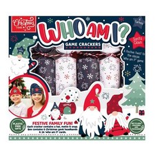 Christmas Crackers Novelty Game 6 Pack 22cm - Who am I?