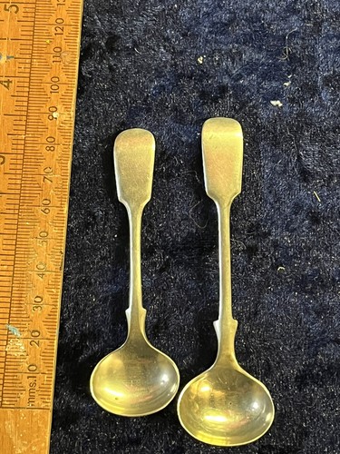 Vintage silver spoons unusual - silver,