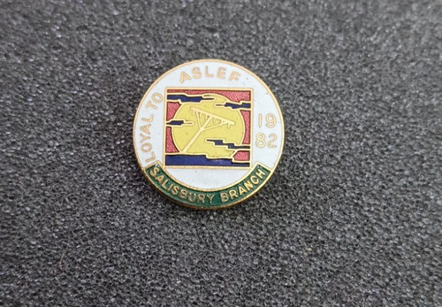 Aslef badge salisbury - salisbury, 1982