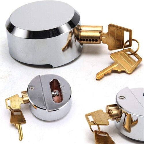 73mm round concealed - 73mm, padlock