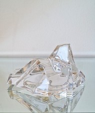 Franklin Mint Lead Crystal Iceberg Sculpture/Paperweight Signed 1989 Collectable