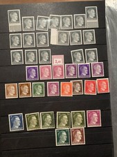Collection Of Hitler Stamps . To High Values. Mint
