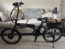 Zinc 20 Inch Wheel Size Eco Unisex 36V Folding  Bike, Black - ex display 