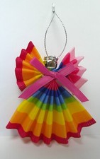 RAINBOW Angel Ornament NEW