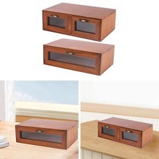 Wooden Desk Organizer File
