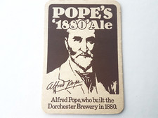 Vintage ELDRIDGE POPE  -  Pope's '1880' Ale ... Cat No'125 Beer mat/Coaster