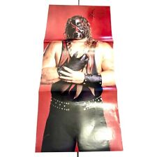 WWE KANE WRESTLING POSTER DOUBLE  SIDED OUT OF MAGAZINE