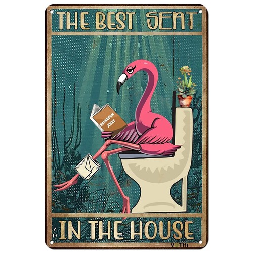 Funny flamingo signs bathroom - flamingo,