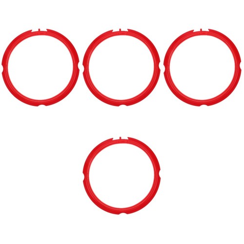 4pcs red silicone - 4pcs, sealing