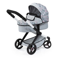 Bayer Dolls Pram Xeo Grey Pink