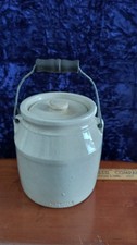REDUCED - Stoneware QT. bail