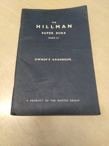 Hillman super minx mkiii - super,